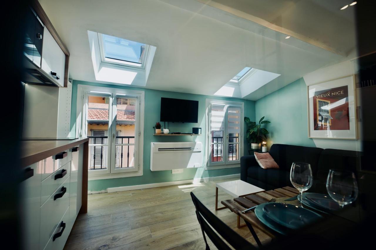 New ! Superbe Studio Vieux Nice - Climatise Buitenkant foto