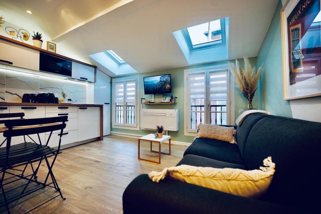 New ! Superbe Studio Vieux Nice - Climatise Buitenkant foto