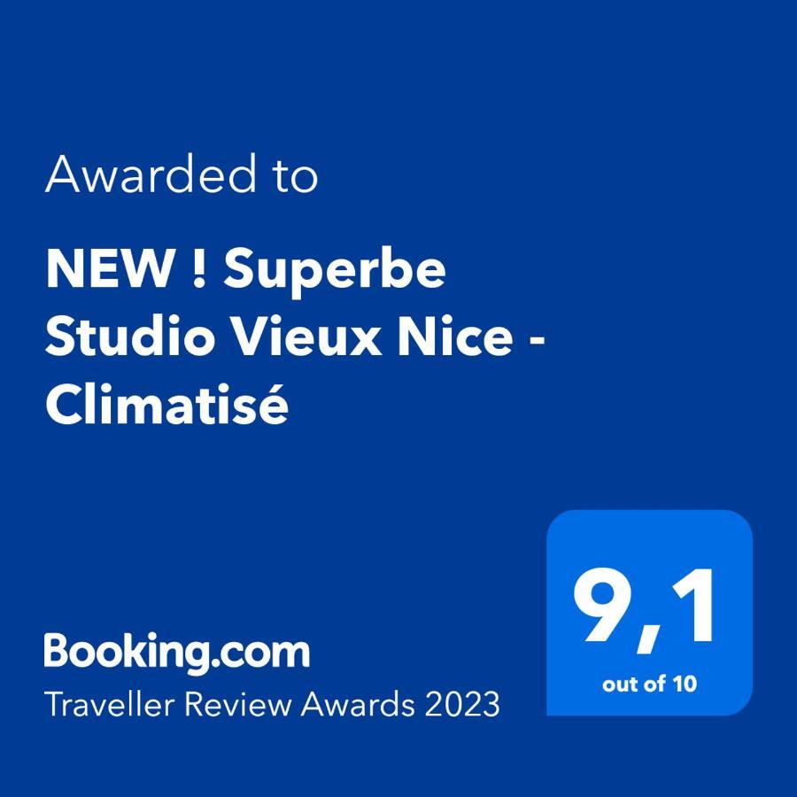 New ! Superbe Studio Vieux Nice - Climatise Buitenkant foto
